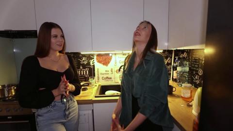 Two sluts swapped dudes on a wager, shocking both parties, now freaky foursome!