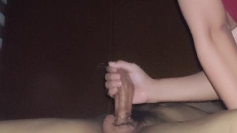Blow job on Asia's dripping wet pussy✌, gagged screams echo through