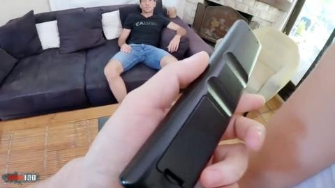 Charlie's Sofa Sodomy Showdown with a Double Dose of Cock🍆