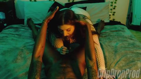 Late night BBC blowjobs dripping with nasty Monica Raye's wicked lust