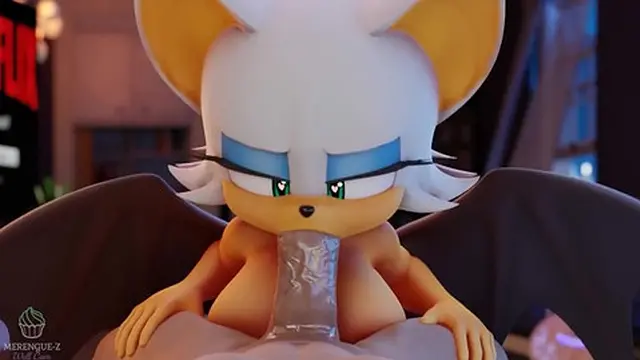 Rouge the bat craves to drink your thick cum ¦ Merengue Z