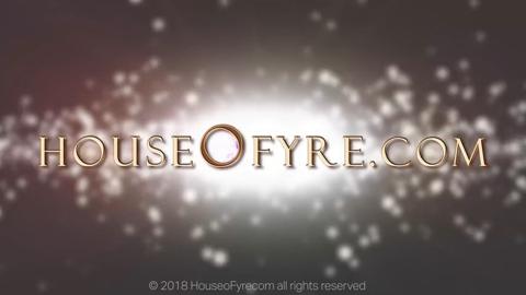 Cherie DeVille & Laz Fyre getting anally penetrated by a gigantic dildo