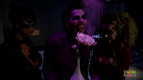 Cosplay Joker Gets Threesome Action with Catwoman