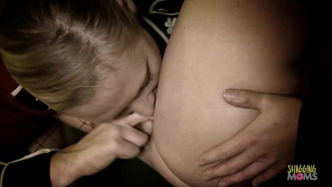 Thirsty bisexual babes gangbang each other with a massive dong in a steamy orgiesquad