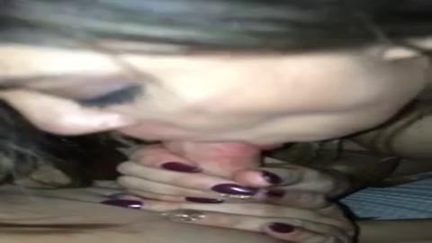 Mom slurps cum from stepson's dick🌭 after giving him nasty head