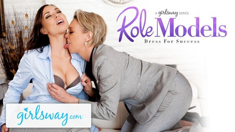 Gifted Lesbians Feel Each Other Up in Power Suits