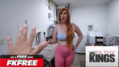 Getting down and dirty with her hot redheaded neighbor, raw and unfiltered