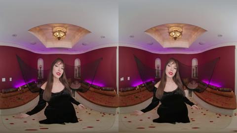 Lexi Luna serves up wicked witch craft, seductive darkness, and devilish delights as Morticia Addams