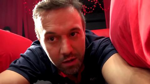 Dirtbag dude bangs horny🥵 30-something woman's sweet titties before finishing in sloppy hummer