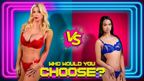 Angelina & Brittany's Sultry Showdown: Passionate Pleasure Face-off!