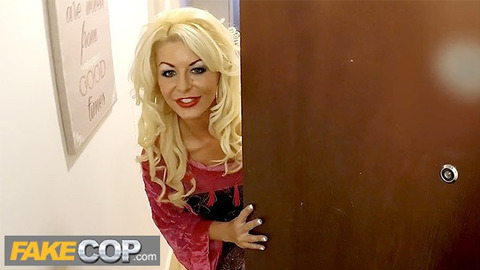 Fake Cop Gets Sampled by Vice Squad MILF - British Style
