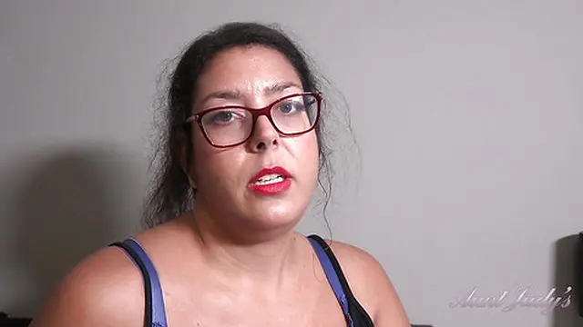 Aunt Judy's - Your Busty Landlady Cassy Hill Lets You Fuck Her Hairy MILF Pussy (POV)