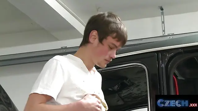 I Screw My Toyboy Mechanic in the Garage - CZECH XXX