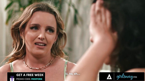 GIRLSWAY - MILF Sinn Sage Misreads Neighbor Charlie Forde’s Flirt Attempts - SPANISH SUBTITLES