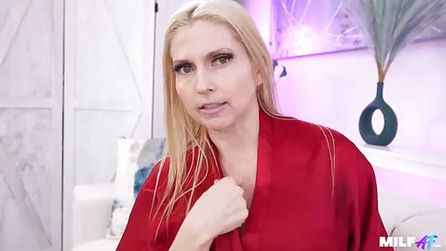 MilfAF- Blonde milf Christie Stevens Caught Masturbating by Horny boyfriend