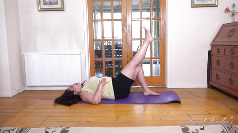 Aunt Judy's - Chubby Yoga MILF Mimi - Naughty Workout