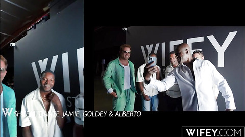 WIFEY Blonde MILF Hotwife Frenchy Gets Crempied In Epic DP Gangbang