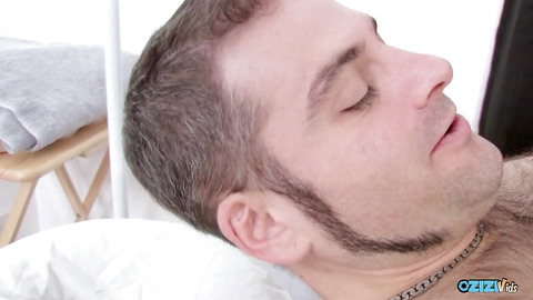 Seductive babe with tattoos gets penetrated by her client