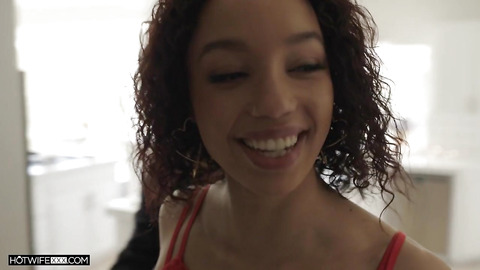 HOTWIFE XXX - Husband Loves To Watch Ebony Hotwife Become a Slut With a New Cock