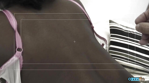 Interracial group sex with the brunette ebony milf consists of anal sex and double penetration