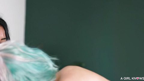 Lesbian couple seek marriage counseling and end up in horny threesome Part 20