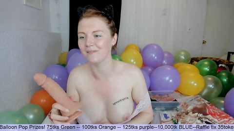 Balloon Party - Ball Gagged and Spanks