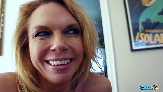 Milf rents her room to a lesbian couple who is desperate for a threesome