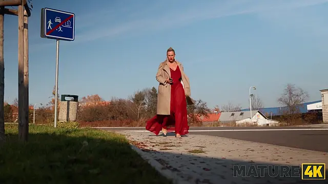 MATURE4K nerd meets and hooks up with a EXPERIENCED LADY 