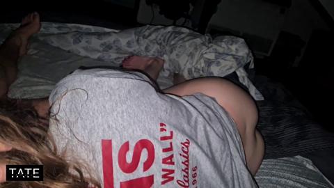 Naive co-ed devours massive shaft