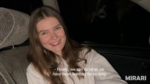 fuckd a virgin in a forest at midnight, then fisted her and sucked her cock🍆 - mirari