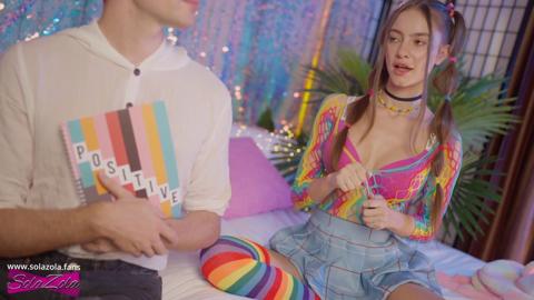 Stepbrother's massive, uncut boner crushes sibling's forbidden fantasy - SolaZola