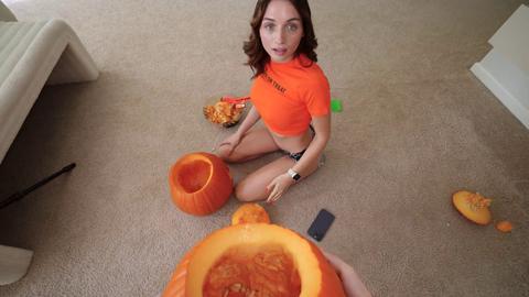 Oh, pumpkin pounding, fake facial, hidden surprise, bro's busted balls, twisted trickery