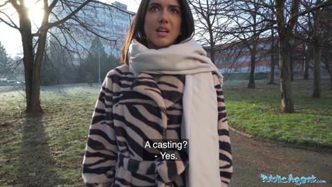 Cums Over Stranger Cock🌭 Fucks Brunette Biology Nerd, Agent Turns Her into Public Whore