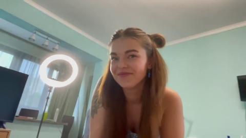 Sister seduced brother with stockings and nails him hard