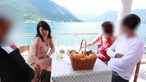 Dirty step sis succumbs to horny🥵 stepsisters' seductive pleas on sun-kissed vacay getaway