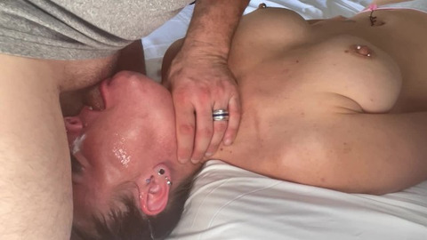Unedited 4K Throatpie - Sloppy Wet Deepthroat Action, Forces Him to Cum Quickly